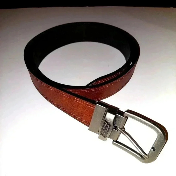 Dickies Genuine Leather Brown Belt Size 36/90 - Picture 1 of 6